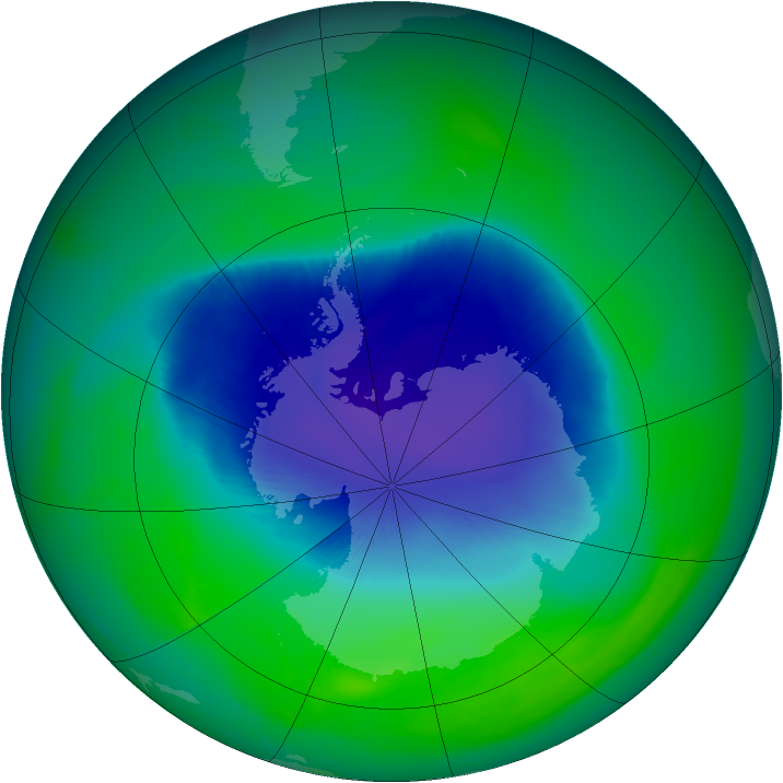 Ozone Map 2007-11-21